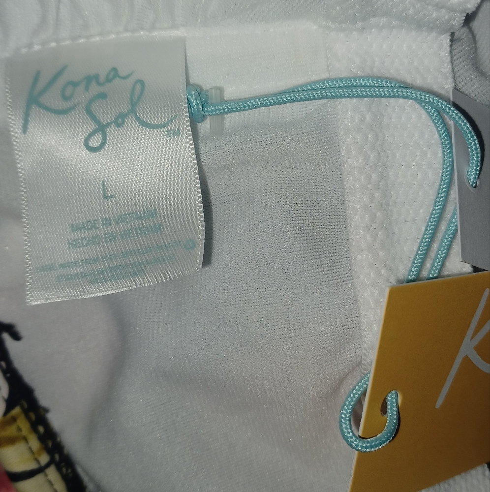 Kona Sol Strapless Floral Swimsuit - Picture 4 of 5